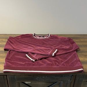 KENDALL & KYLIE Long Sleeve Velour Top Size Large Junior